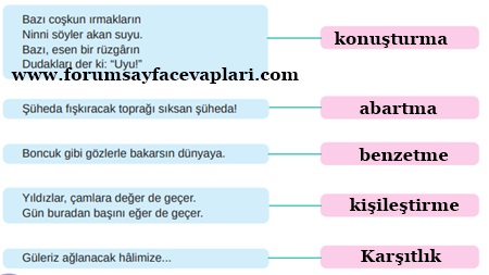 8. Sınıf Türkçe Ders Kitabı Sayfa 28-29-30-31-32-33 Cevapları MEB Yayınları