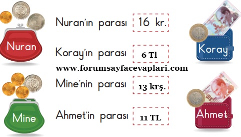 1. Sınıf Türkçe Ders Kitabı Sayfa 107-108-109-110-111-112-113 Cevapları MEB Yayınları