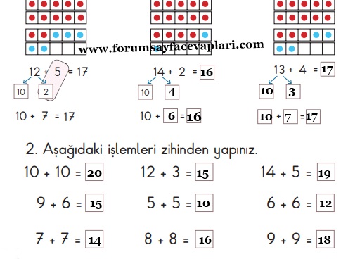 1. Sınıf Türkçe Ders Kitabı Sayfa 117-118 Cevapları MEB Yayınları