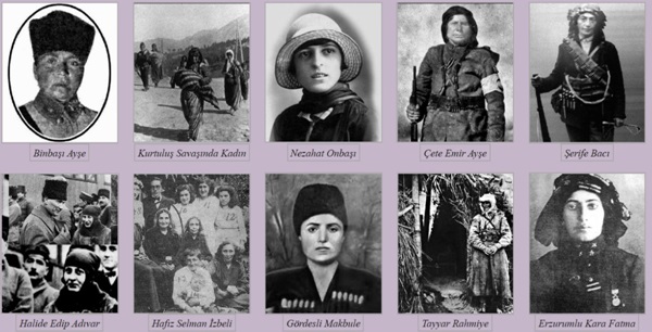 “Millî Mücadele’de kahramanlık gösteren Türk kadınları”yla ilgili bulduğunuz görselleri arkadaşlarınızla paylaşınız.