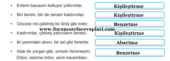 8. Sınıf Türkçe Ders Kitabı Sayfa 116-118-119-120-121 Cevapları MEB Yayınları