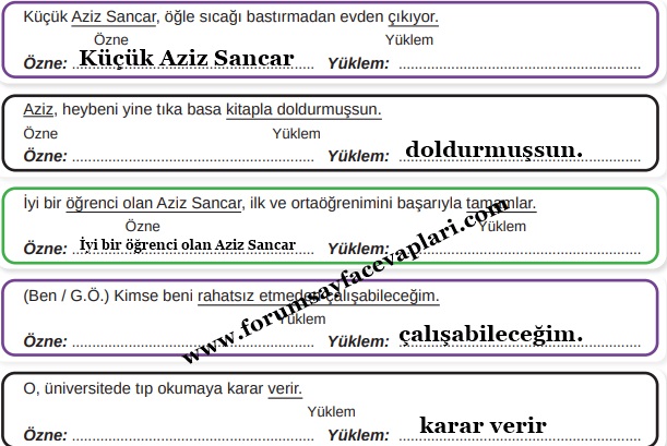 8. Sınıf Türkçe Ders Kitabı Sayfa 88-92-93-94-95 Cevapları MEB Yayınları