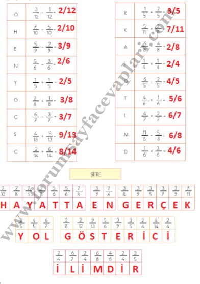 4. Sınıf Matematik Ders Kitabı Sayfa 152-153-154-155-156 Cevapları MEB Yayınları