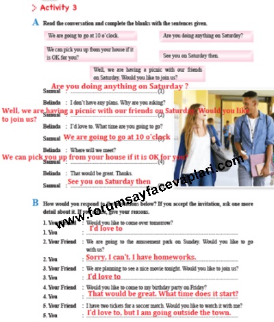 8. Sınıf İngilizce Ders Kitabı Sayfa 114-115-116-117-118 Cevapları Tutku Yayıncılık