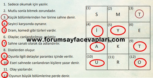 6. Sınıf Türkçe Ders Kitabı Sayfa 242-246-247-248-249. Cevapları MEB Yayınları