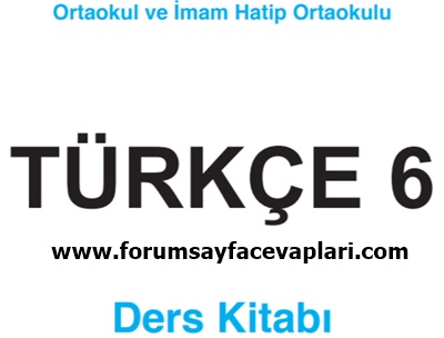 6. Sınıf Türkçe Ders Kitabı Cevapları Ata Yayıncılık