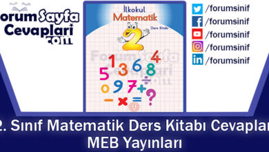 2. Sınıf Matematik Ders Kitabı Cevapları MHG Yayınları