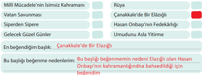 5. Sınıf Türkçe Ders Kitabı Sayfa 48-52-53-54-55. Cevapları KOZA Yayıncılık