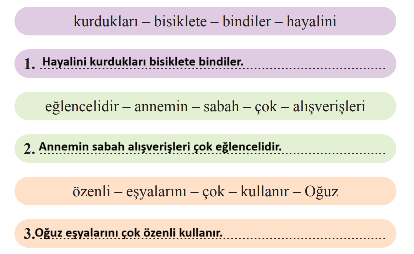 2. Sınıf Türkçe Ders Kitabı 276-277-278 Sayfa Cevapları Bilim ve Kültür Yayınları