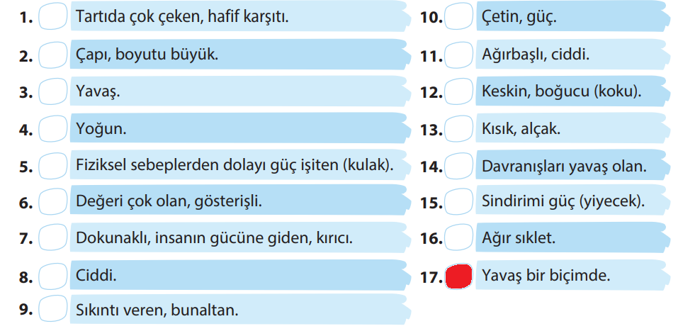 5. Sınıf Türkçe Ders Kitabı Sayfa 228-230-231-232-233 Cevapları KOZA Yayınları